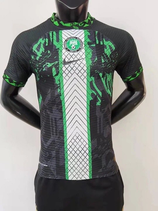 AAA Quality Nigeria 2022 Black/White Training Jersey(Player)